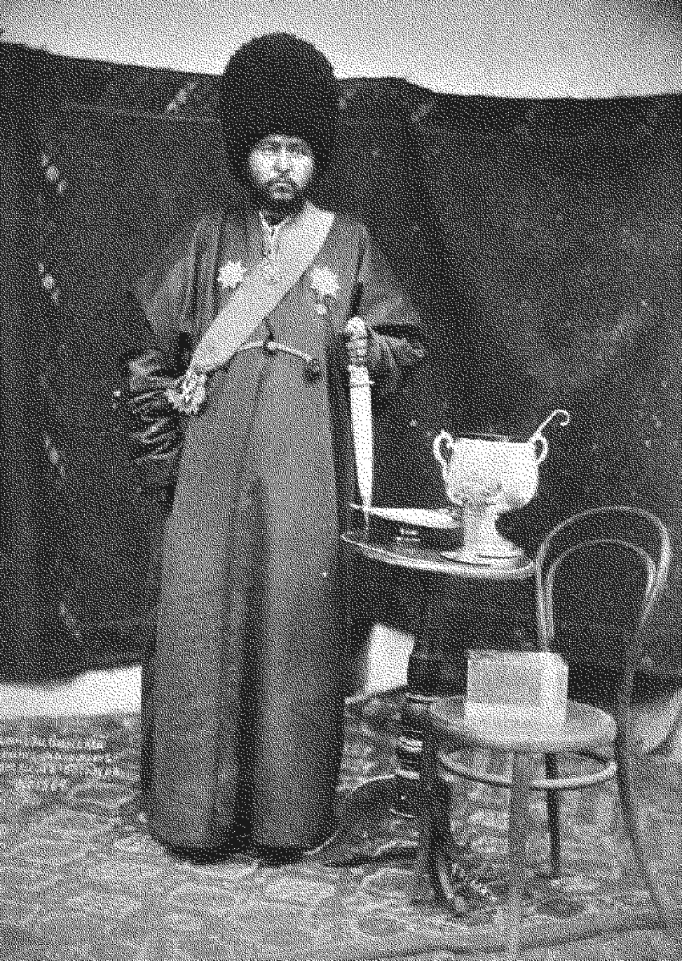 Ф. Ордэ. Хивинский хан Мухаммад Рахим-хан II. Из альбома «Кавказ и Средняя Азия» (год издания между 1890 и 1899)